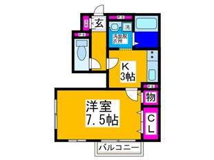 ボナ－ルＢ棟の物件間取画像